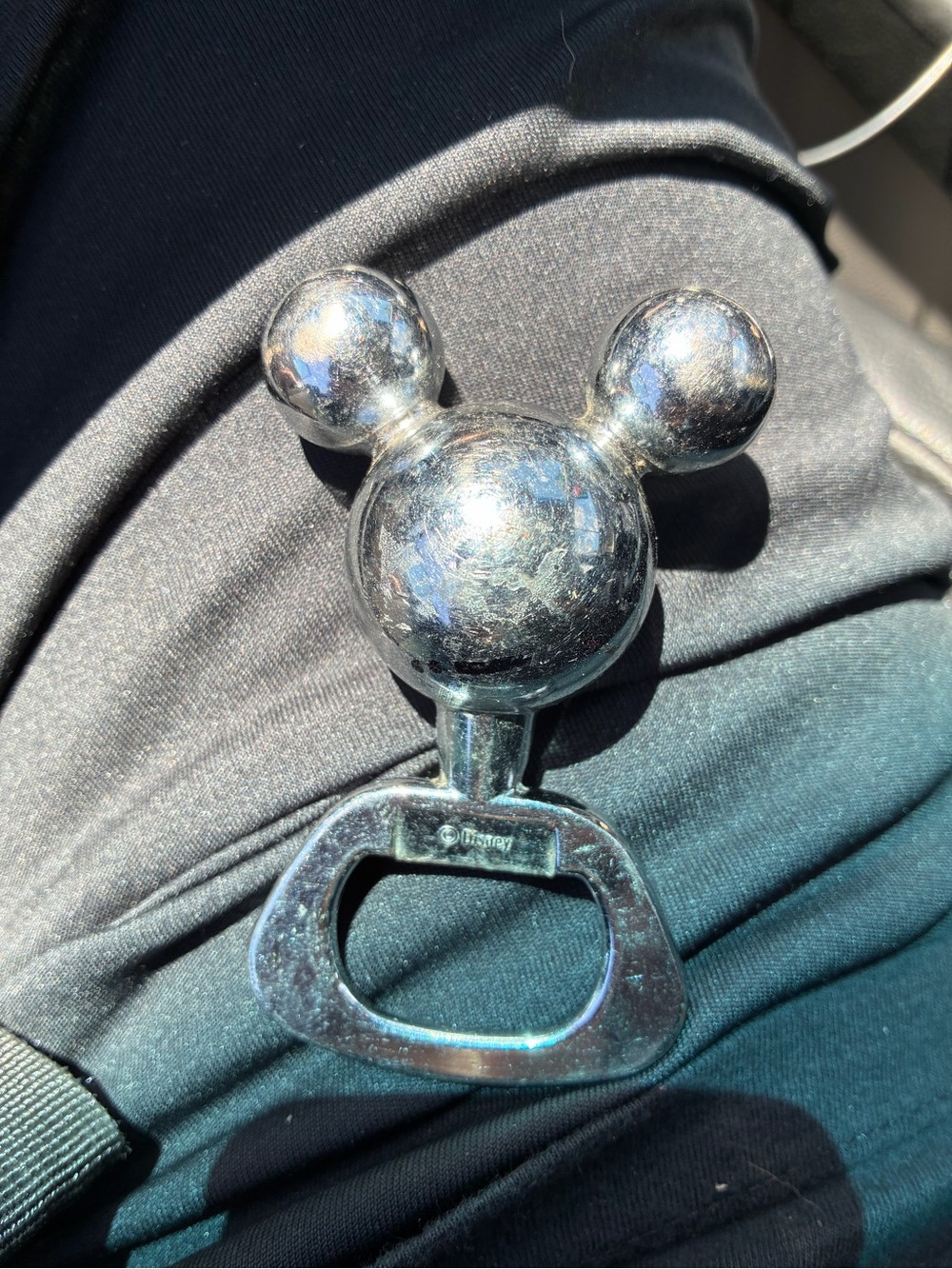 Disney Silver Mickey Mouse Bottle Opener